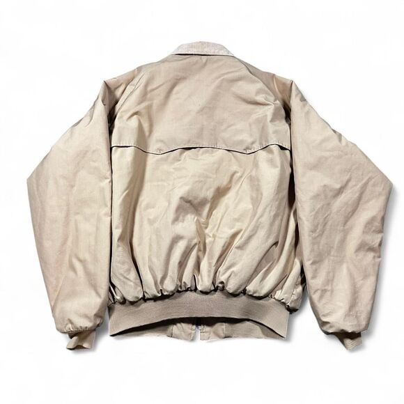 Vintage K-Brand Asgrow O’s Gold Bomber Jacket Men’s XL Tan Thinsulate USA - Picture 2 of 6